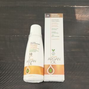 ONE N ONLY Argan Oil Permanent Color Cream & Developer 10 Volume Color 7A